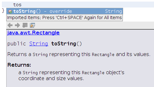 toString